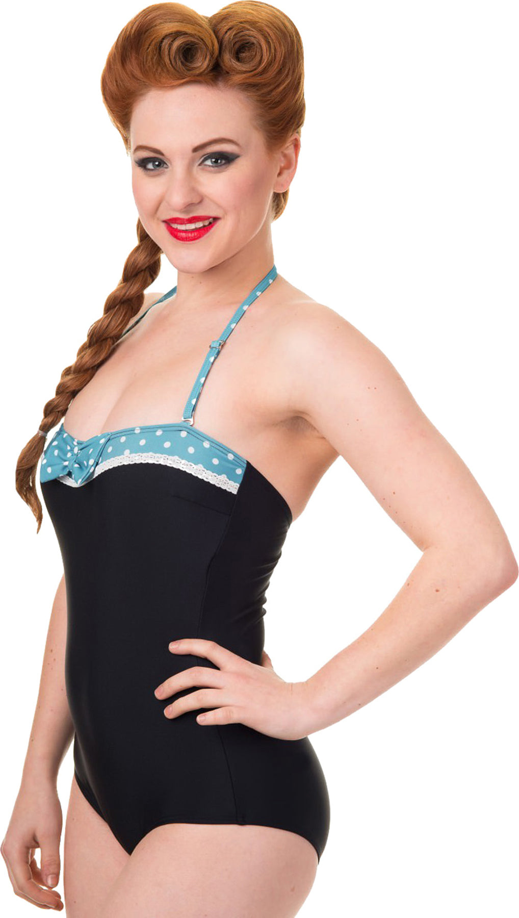 Banned_WINDING_ROAD_Punkte_BOW_Vintage_Puenktchen_BADEANZUG_killer_kirscheDYU7UCVCSjLHk