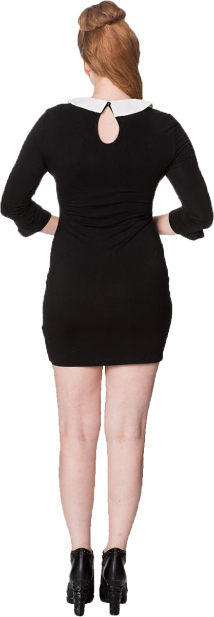 Banned_ZIGGY_UV_Vintage_BLACK_CAT_Peter_Pan_Collar_PENCIL_DRESS_Shirt_Kleid-2