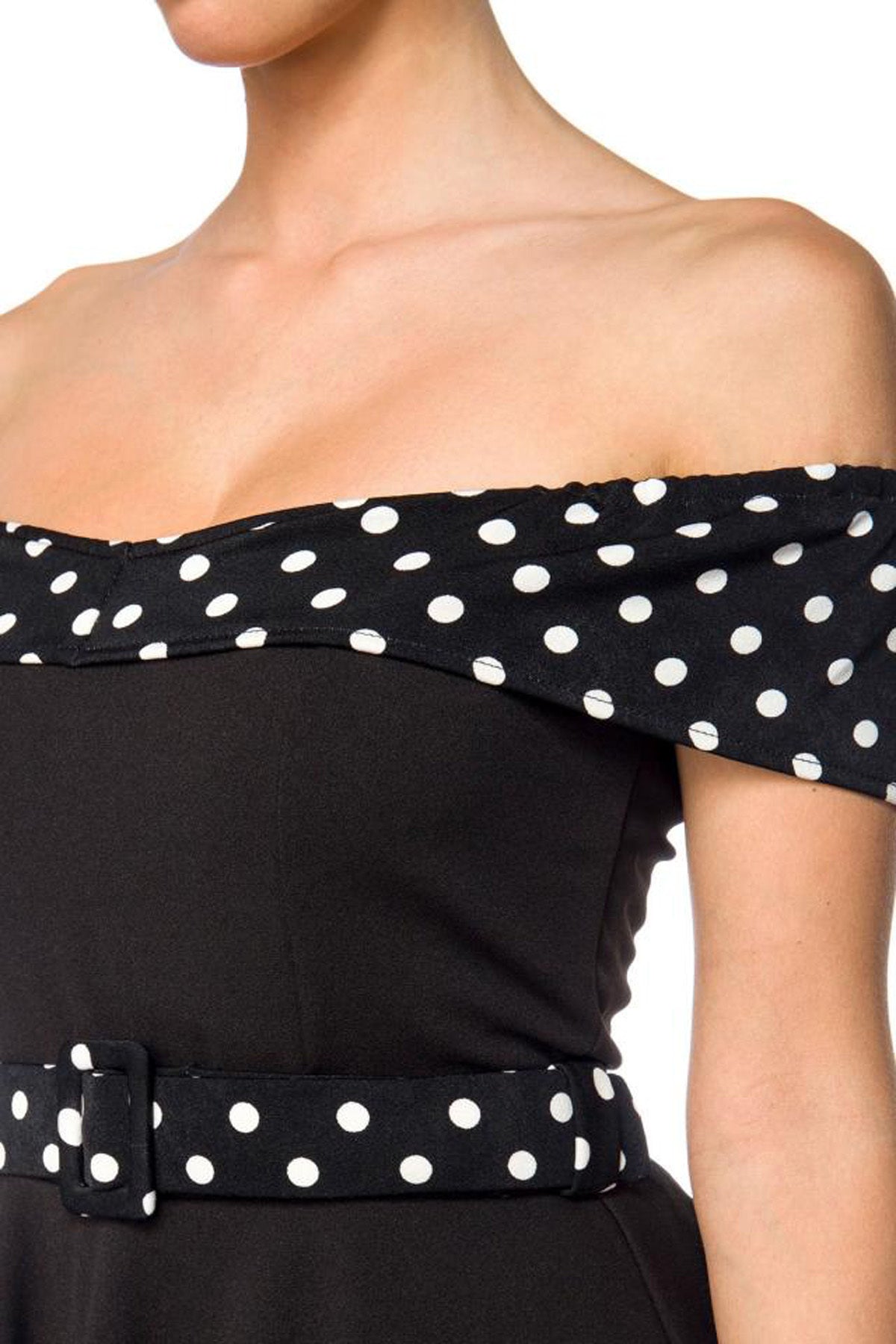 Belsira_POLKA_DOT_SWING_Retro_Carmen_Punkte_50s_Swing_Dress_KLEID_-_Schwarz-3