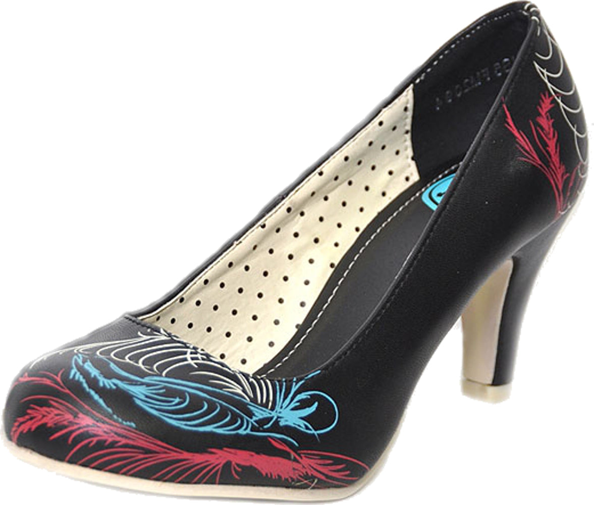 Black_Pin_Up_FEATHER_WHISPS_Print_Anti_Pop_HEELS_von_T-U-KVTrNiBDukKVrz