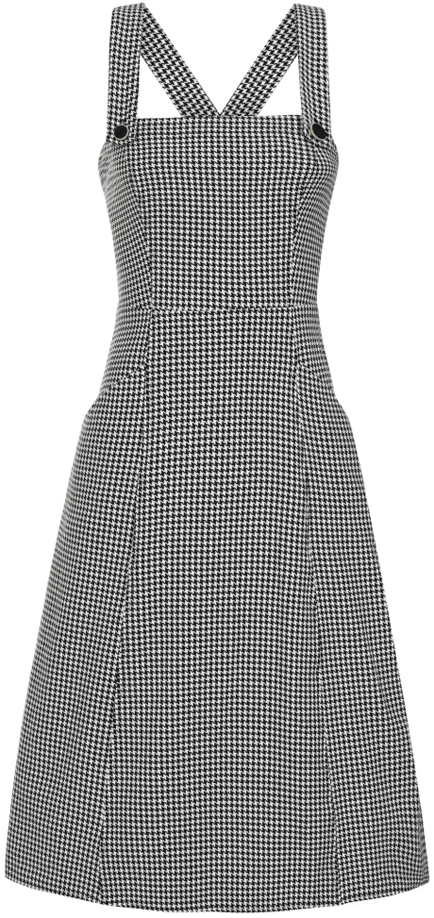 Bright_and_Beautiful_MILA_DOGTOOTH_Hahnentritt_Traeger_A-LINIE_KLEID_Pinafore_Dress_killer_kirsche_2