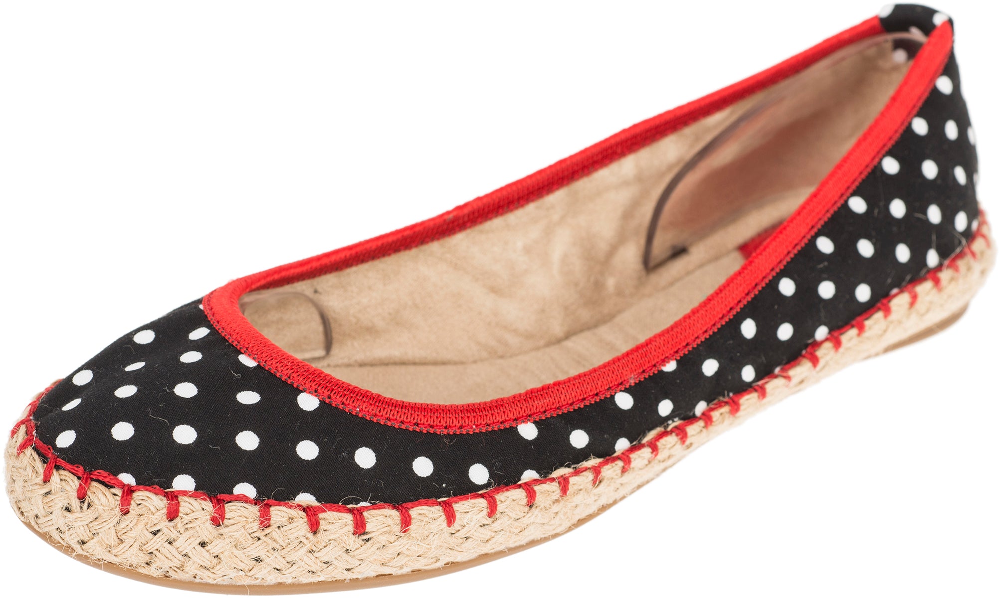 Butterfly_Twists_GIGI_Punkte_POLKA_DOT_Jute_Trim_Vintage_Ballet_Flat_BALLERINAS-1