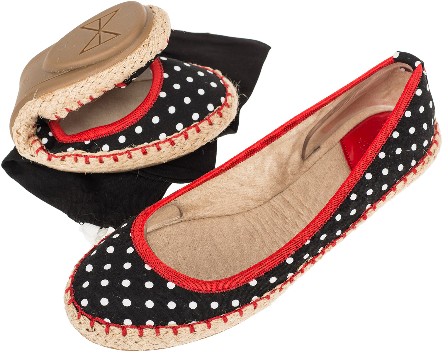Butterfly_Twists_GIGI_Punkte_POLKA_DOT_Jute_Trim_Vintage_Ballet_Flat_BALLERINAS-5