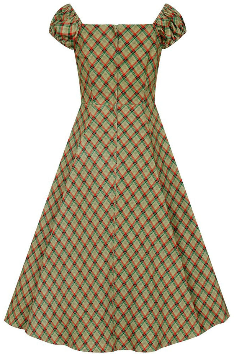 COLLECTIF_MAINLINE_DOLORES_HOLIDAY_CHECK_DOLL_DRESS2