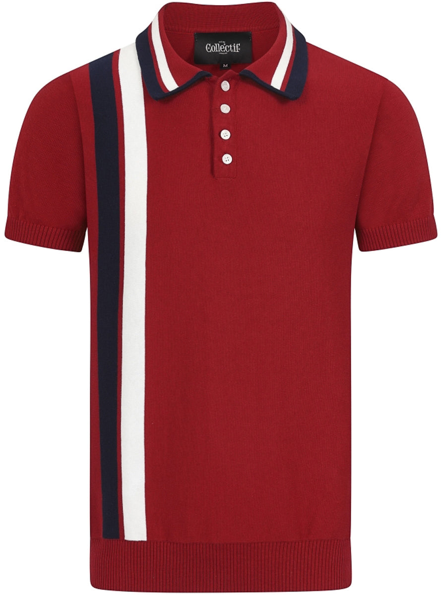 COLLECTIF_PERU_DOUBLE_STRIPED_POLO_Vintage_KNITTED_Streifen_Feinstrick_Kurzarm_POLO_SHIRT_killer_kirsche_4