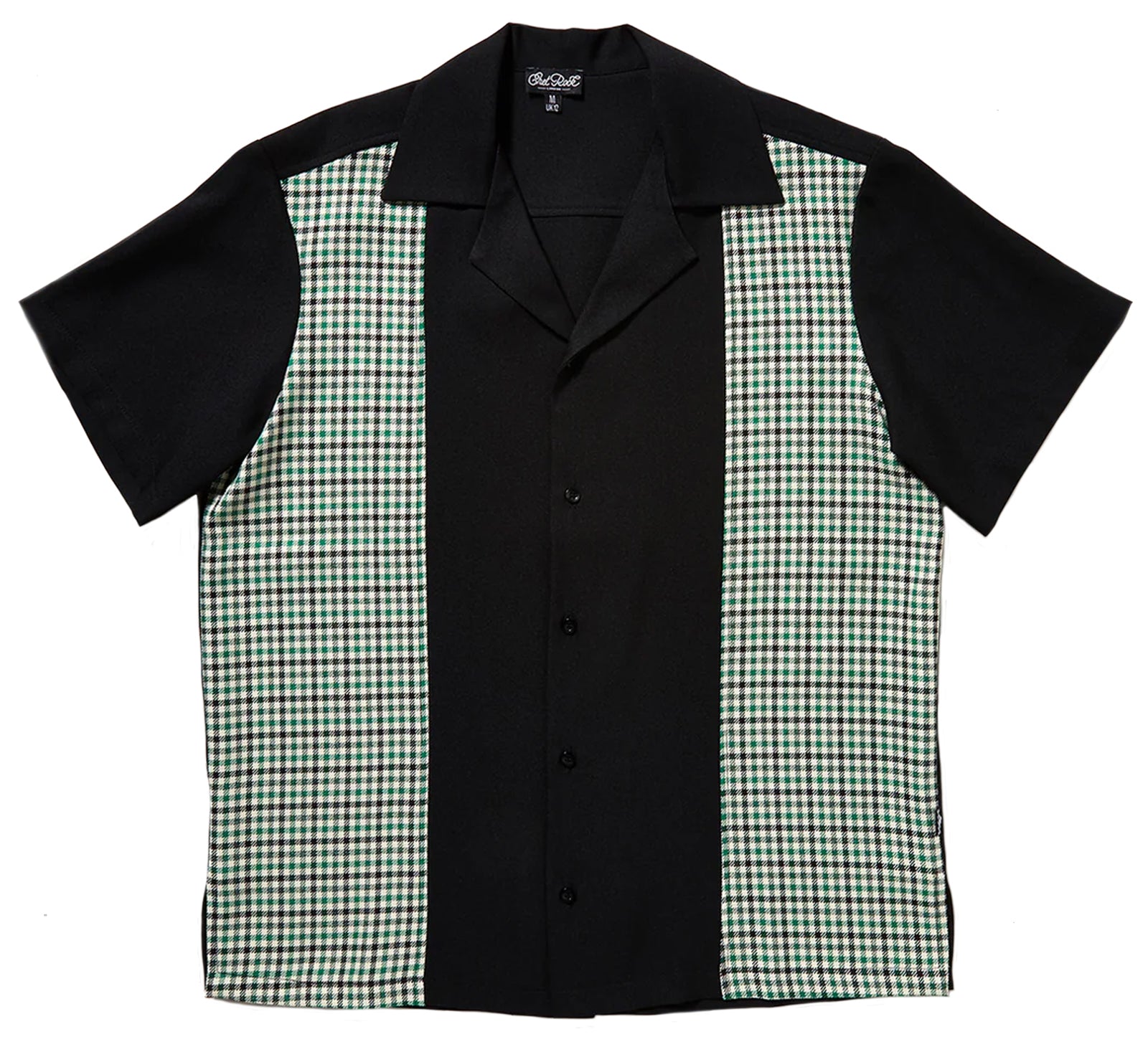Chet_Rock_DONALD_RETRO_DOGTOOTH_Hahnentritt_Kurzarm_BOWLING_HEMD_Shirt-4