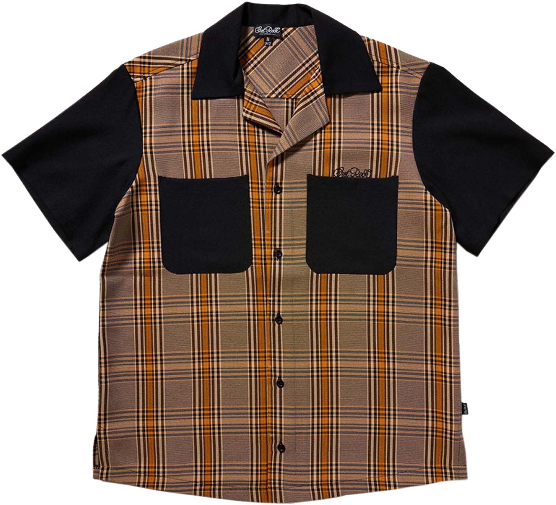Chet_Rock_DOUGCLAS_PANEL_Retro_KARO_Tartan_CHECK_Loose_Fit_KURZARM_Shirt_HEMD_Killer_Kirsche-1