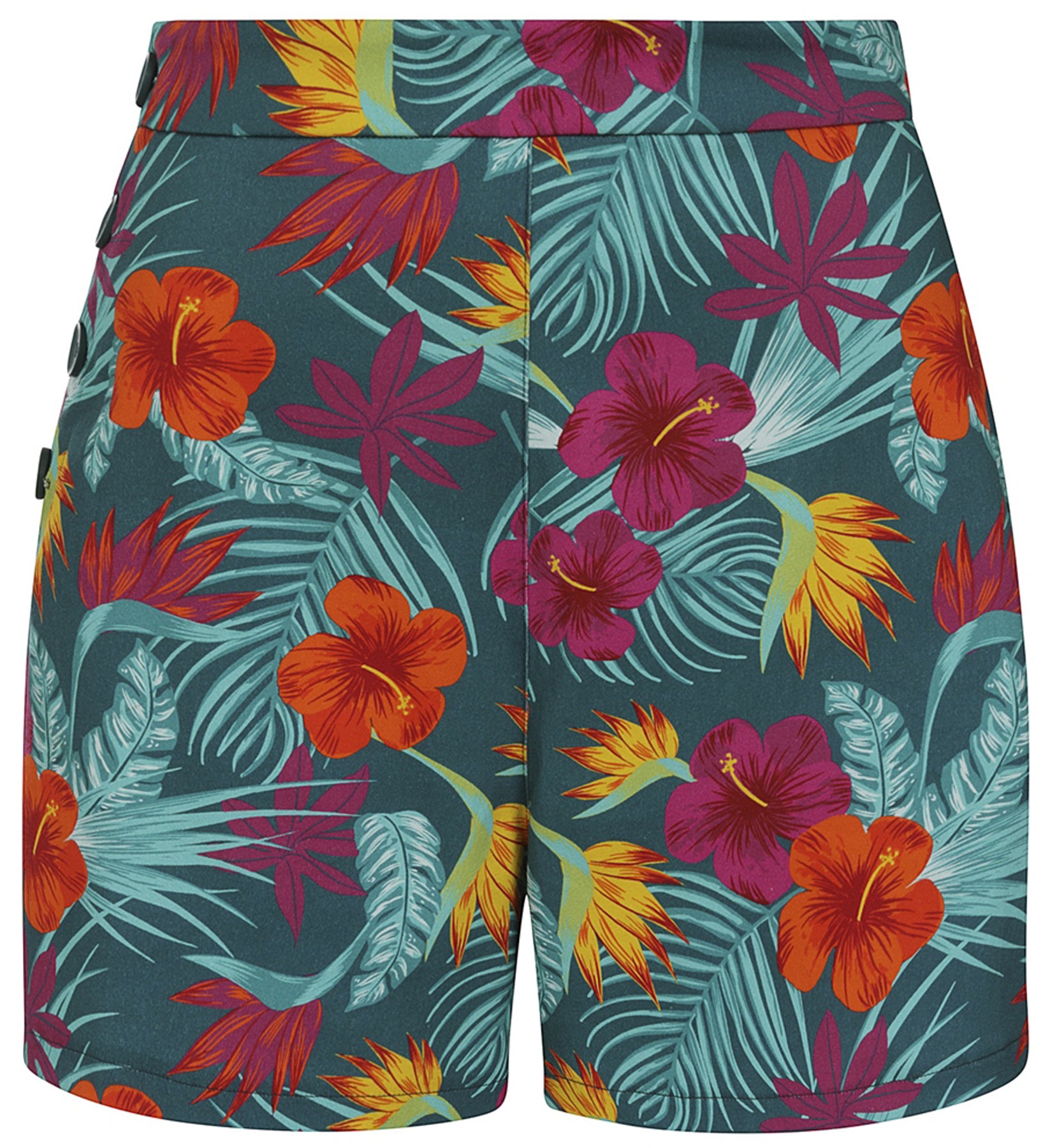 Collectif_ADRIANA_Adriana_Tropico_50s_High_Waist_SHORTS_Kurze_Hose_killer_kirsche_1