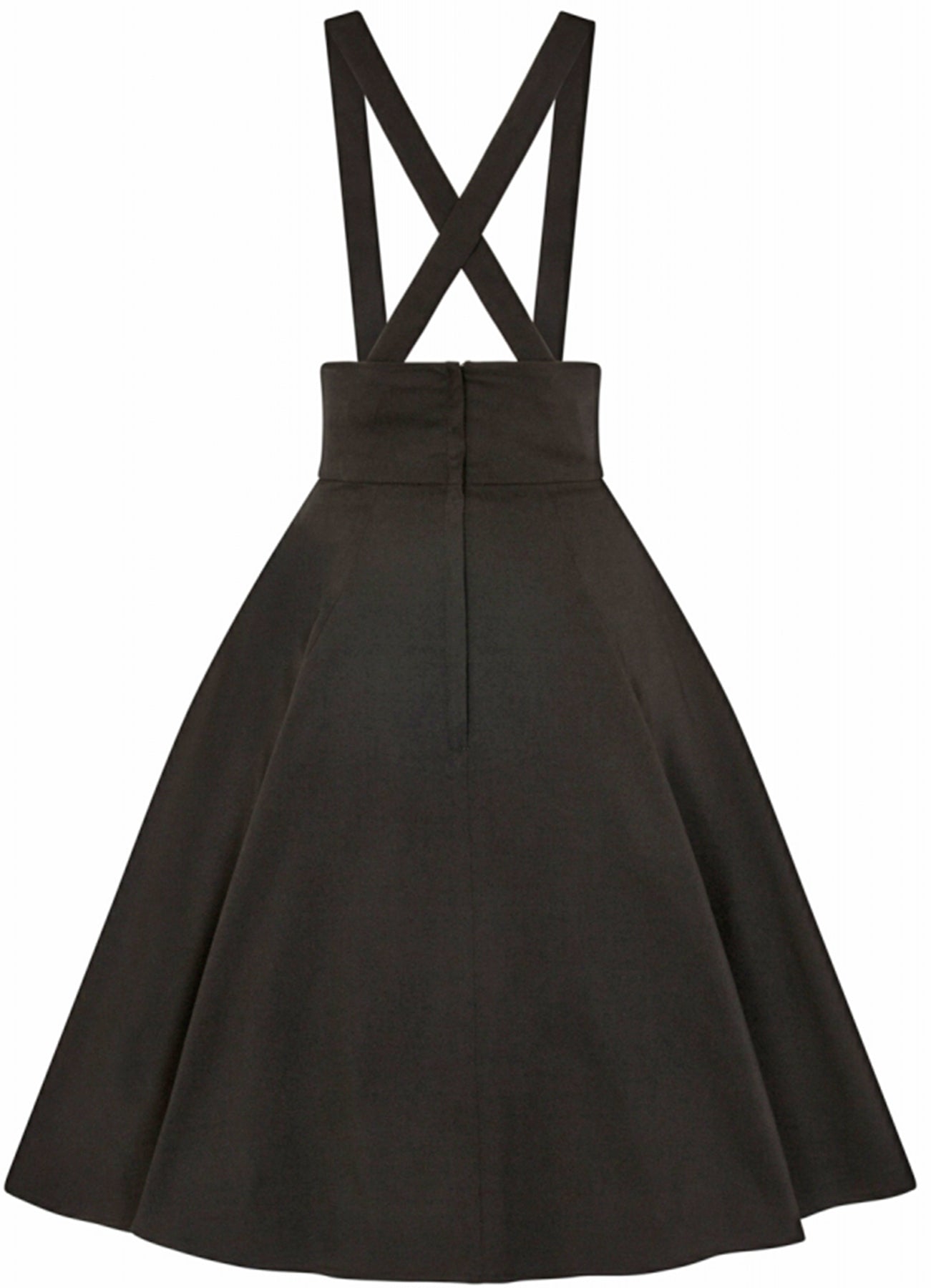 Collectif_ALEXA_50s_PLAIN_Basic_TRaeGER_Suspenders_SWING_SKIRT_Rock_Schwarz_killer_kirsche_3