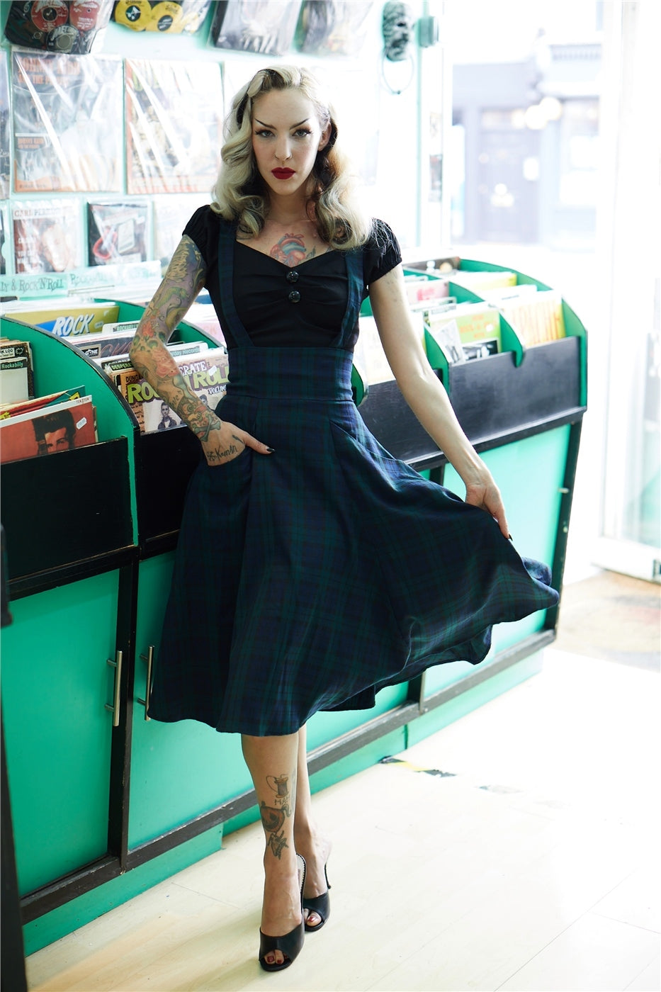 Collectif_ALEXA_BLACKWATCH_Vintage_Check_Tartan_TRaeGER_Suspenders_SWING_SKIRT_Rock-4EiaLPfIPbu9mS