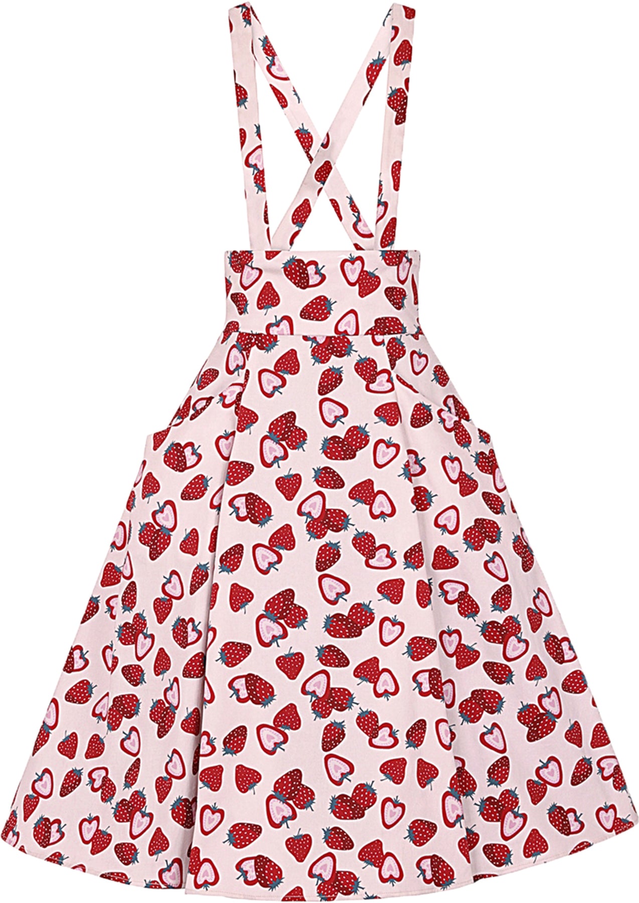 Collectif_ALEXA_STRAWBERRY_Erdbeeren_TRaeGER_50s_Suspenders_SWING_SKIRT_Rock_Killer_Kirsche-3