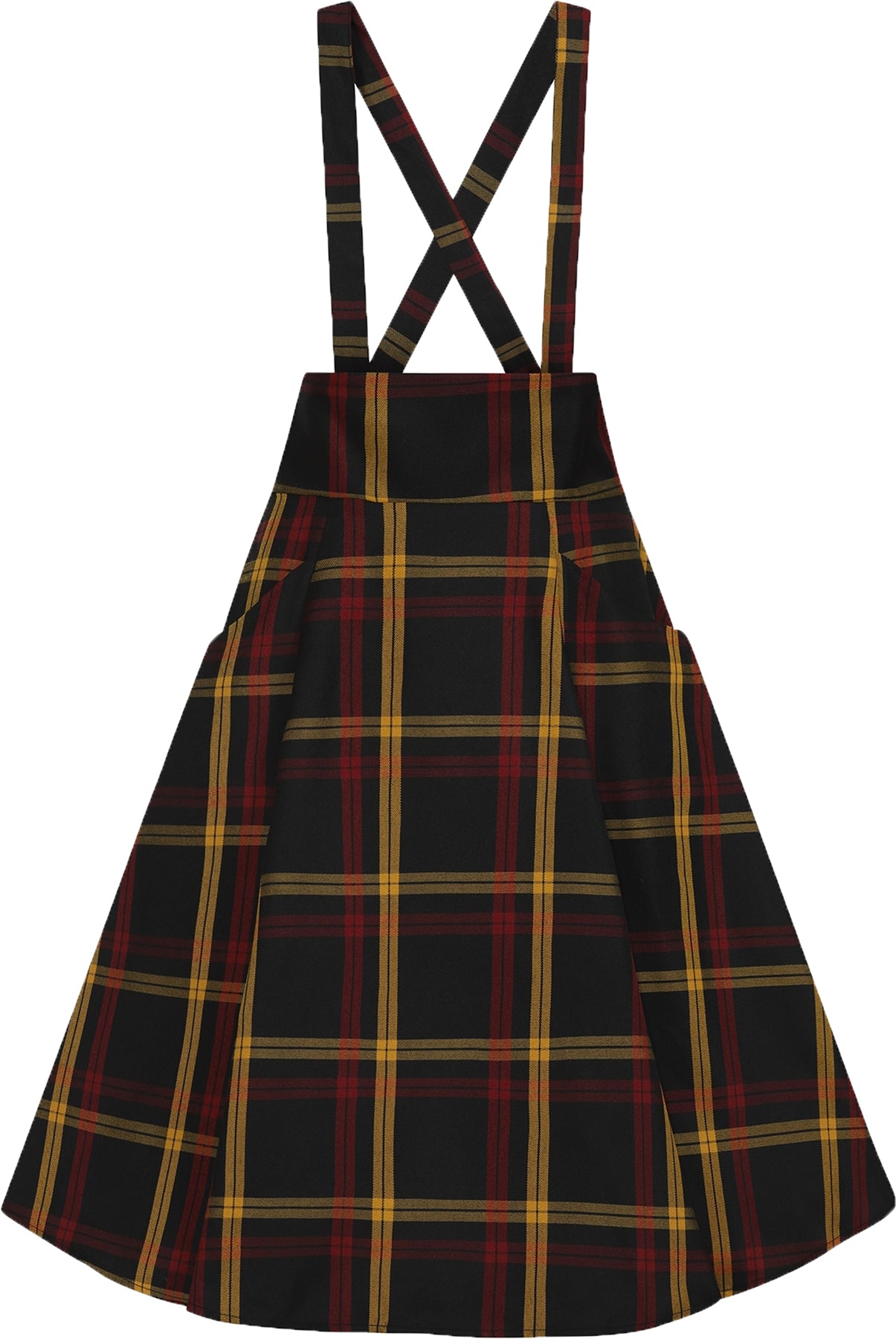 Collectif_ALEXA_Vintage_GILES_CHECK_Tartan_KARO_50s_Suspenders_SWING_SKIRT_Rock_Killer_Kirsche-1