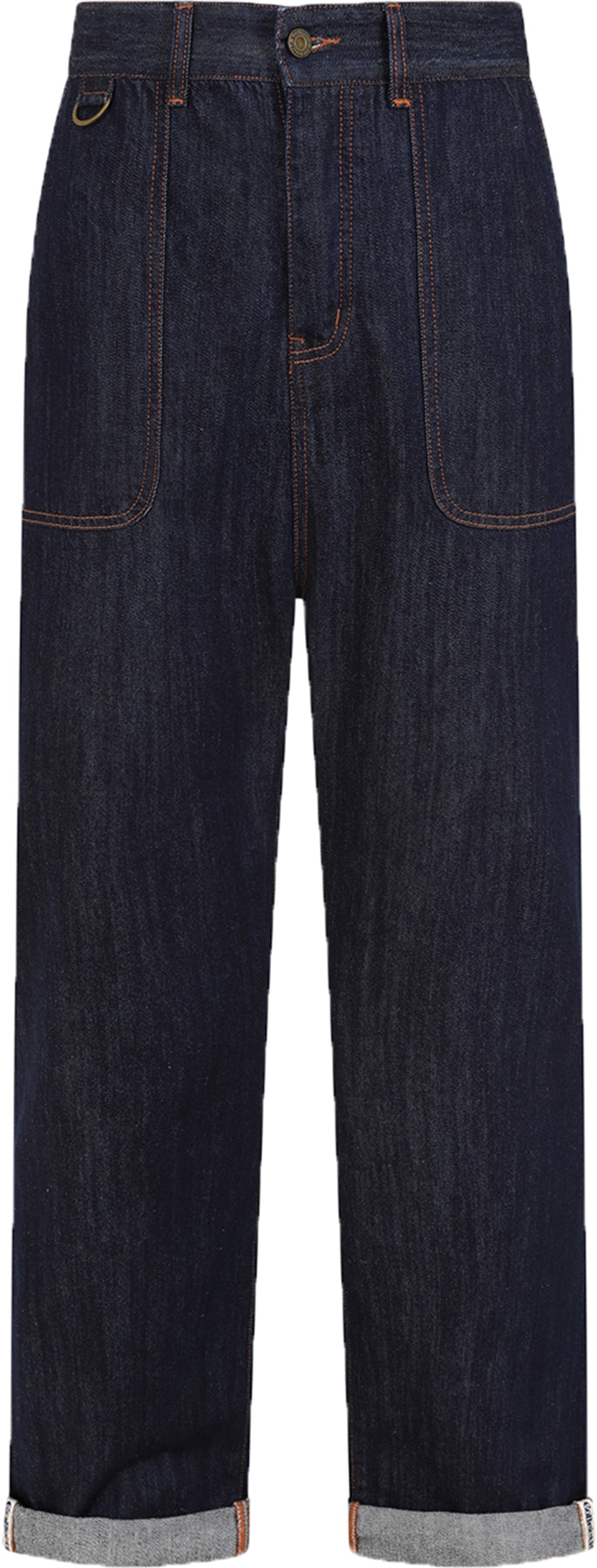 Collectif_AXEL_High_Waist_CINCH-BACK_4-Pocket_Denim_50s_Oldschool_JEANS_Hose_Blau_Killer_Kirsche-2