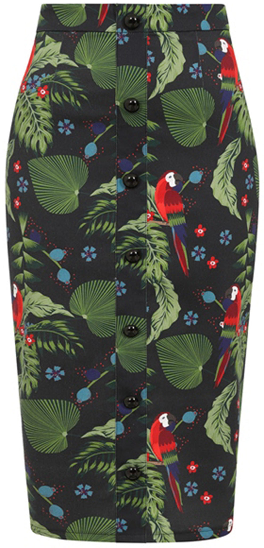 Collectif_BETTINA_Retro_PARROT_PARADISE_Vintage_Papageien_50s_PENCIL_Skirt_killer_kirsche_2
