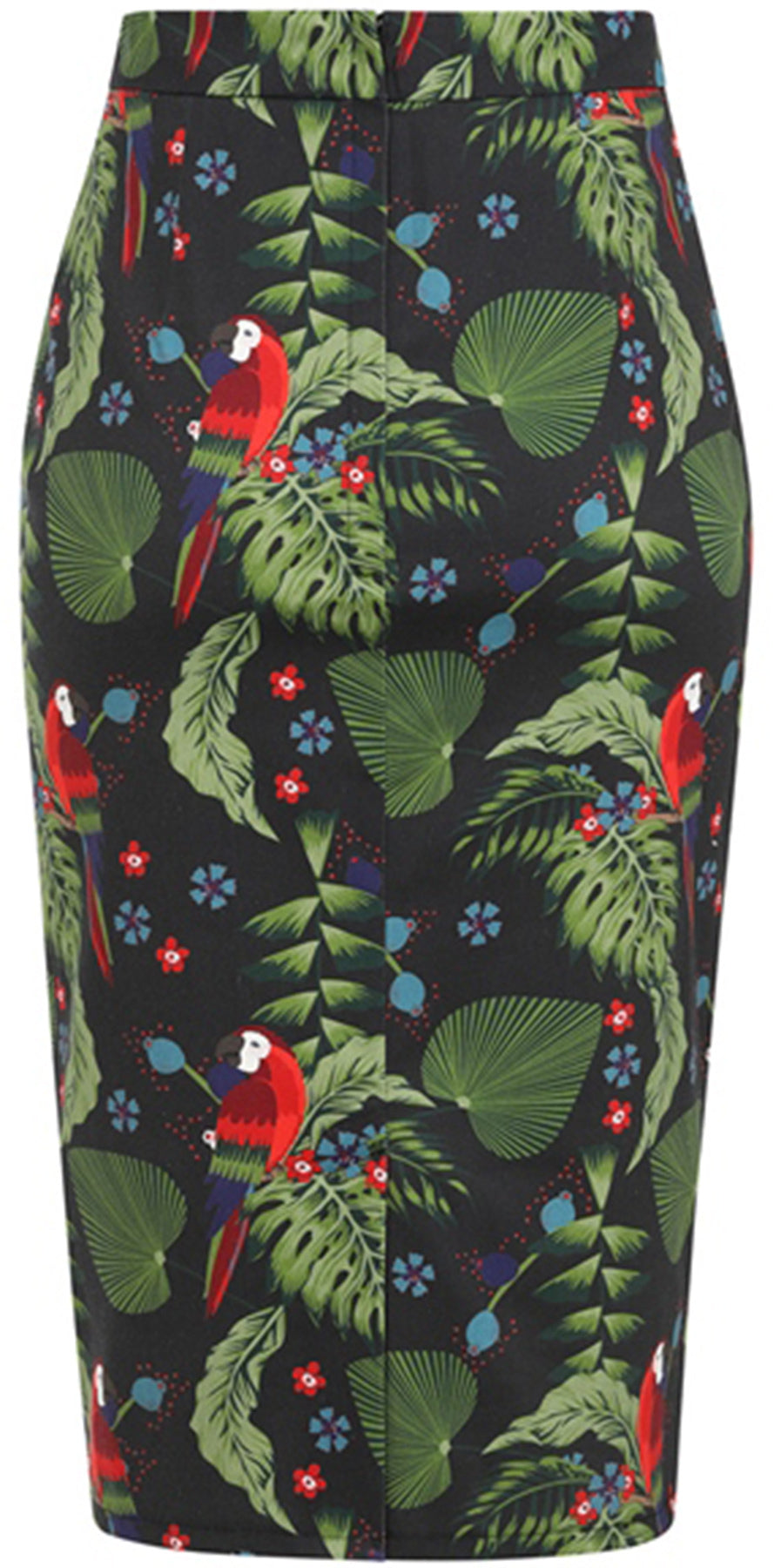 Collectif_BETTINA_Retro_PARROT_PARADISE_Vintage_Papageien_50s_PENCIL_Skirt_killer_kirsche_3