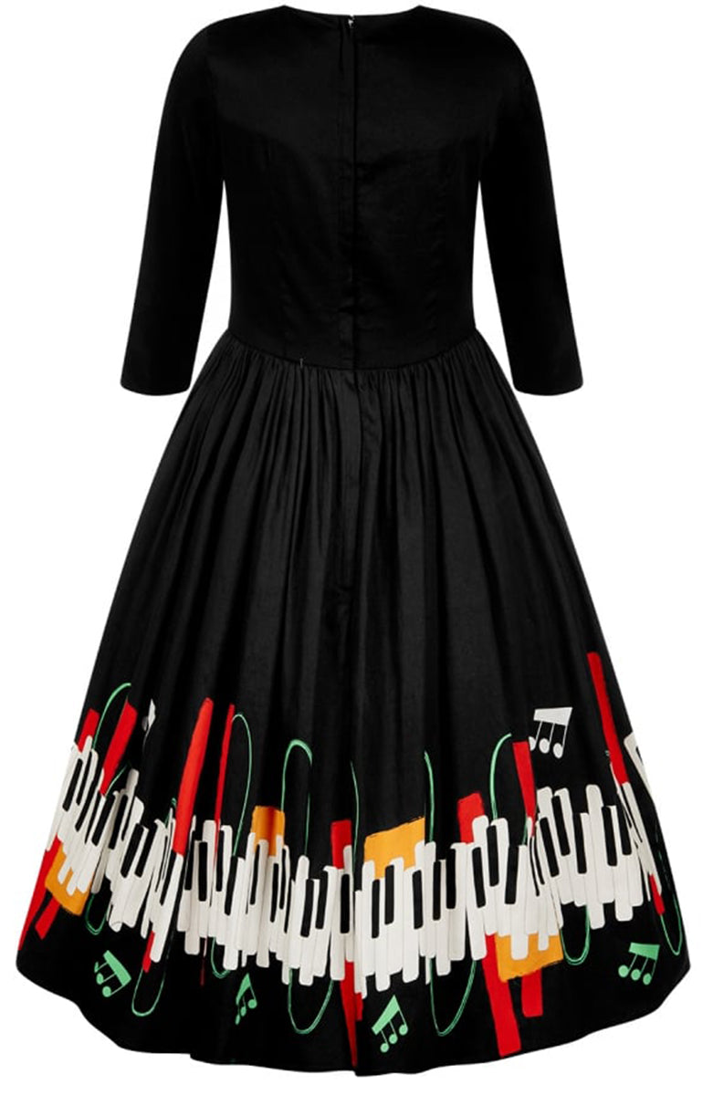 Collectif_BILLIE_Vintage_JAZZ_PIANO_V-Neck_Musiknoten_SWING_Dress_Kleid-32UFinGhfFgxvq