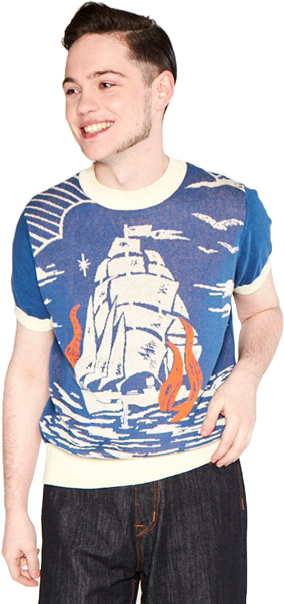 Collectif_BOBBIE_NAUTICAL_Vintage_50s_SCHIFF_Kraken_Kurzarm_STRICK_SHIRT-1uCwCKYdsulFUi