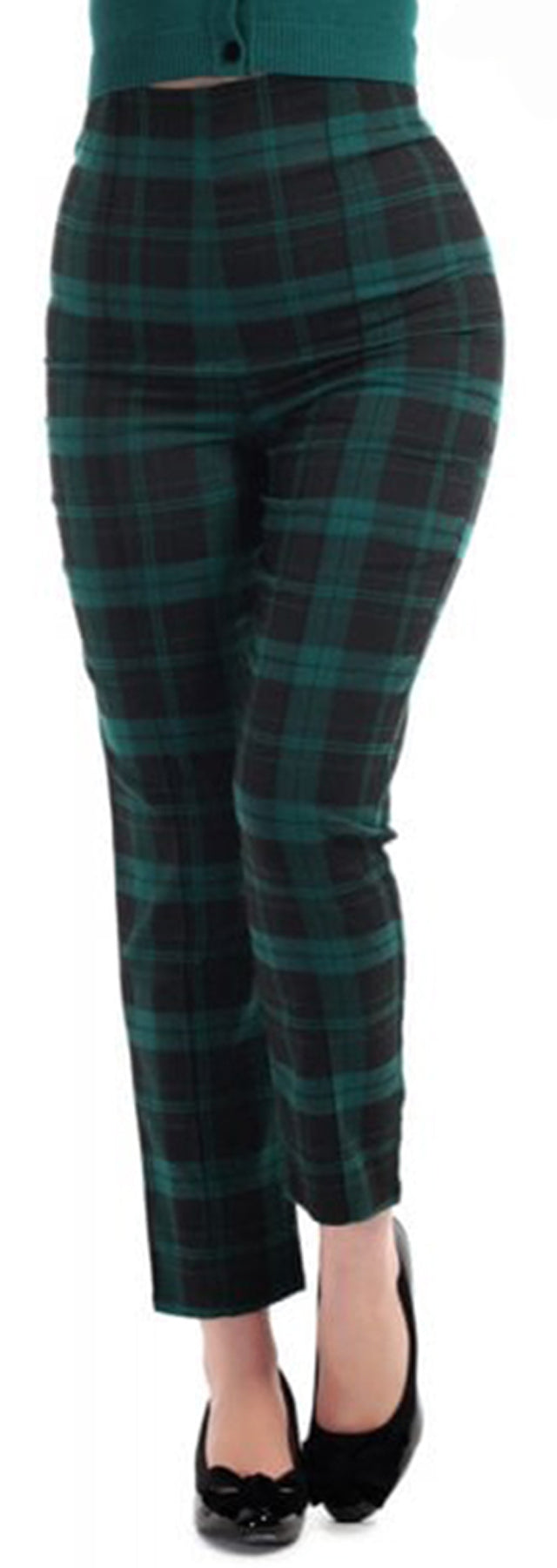 Collectif_BONNIE_SLITHER_CHECK_Vintage_High_Waisted_TARTAN_HOSE_Trousers_gruen_killer_kirschep91oYg2M1ZVjT