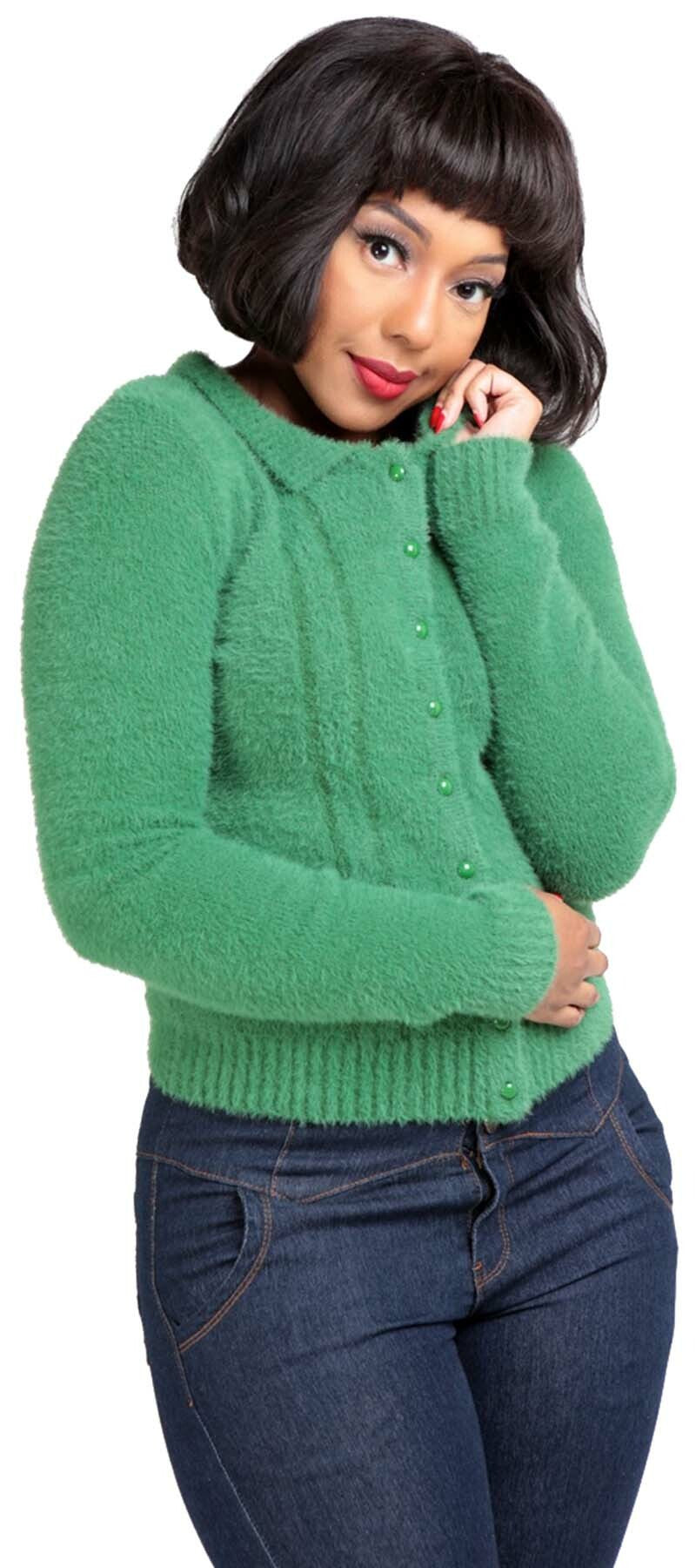 Collectif_CARA_Vintage_Kragen_langarm_Zopfmuster_Strickjacke_CARDIGAN_killer_kirsche_2