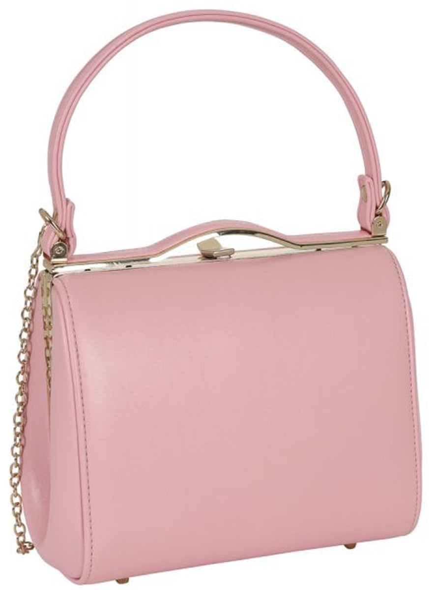 Collectif_CARRIE_Vintage_Kunstleder_Top_Clasp_CLUTCH_Handbag_TASCHE_Rosa_killer_kirsche_2