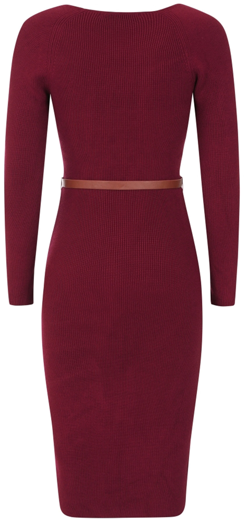 Collectif_CATALINA_Retro_KNITTED_Rippstrick_PENCIL_DRESS_Bleistiftkleid_Bordeaux_killer_kirsche_2