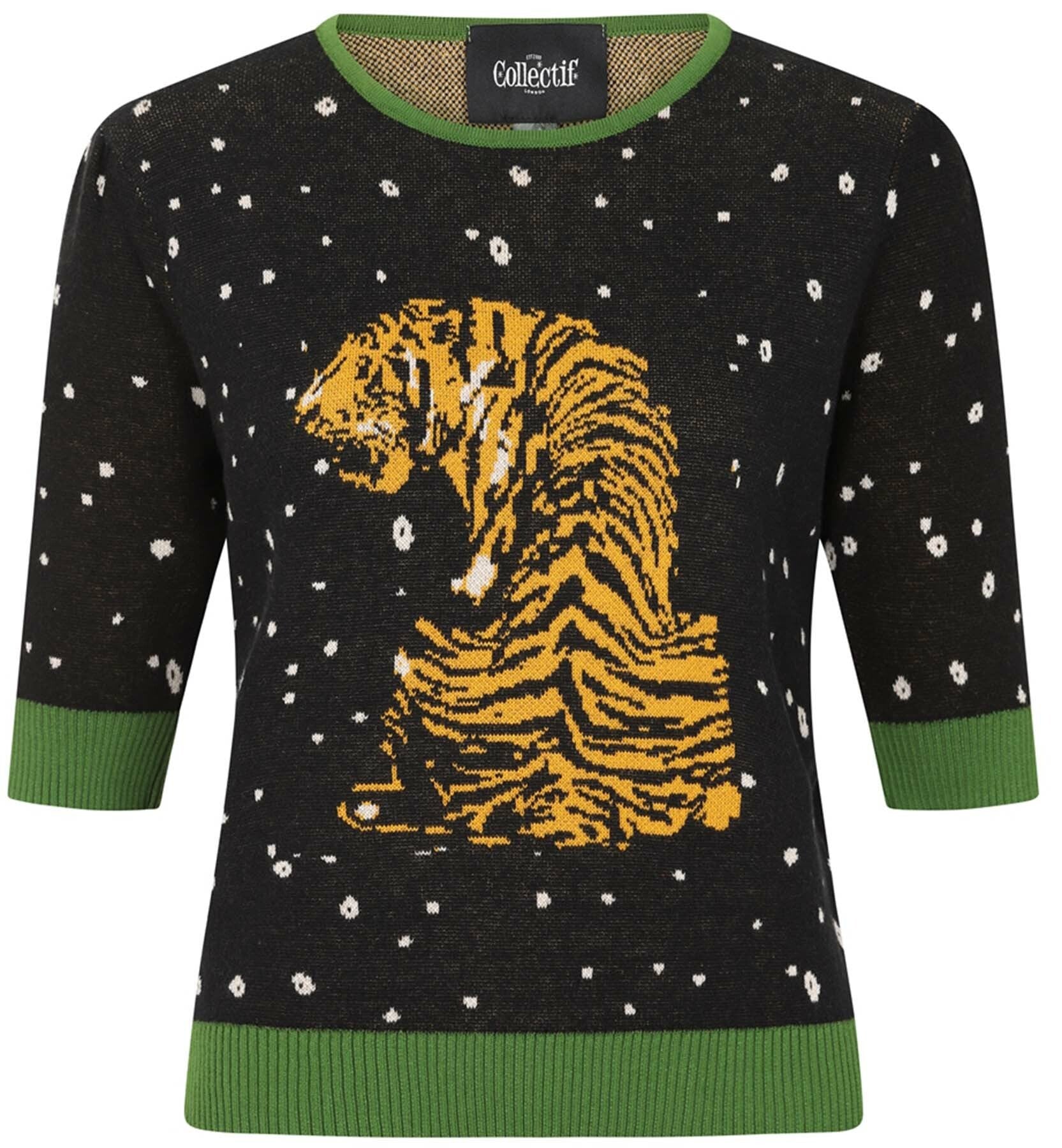 Collectif_CHRISSIE_Vintage_TIGER_Halbarm_KNITTED_TOP_Pullover_killer_kirsche_2