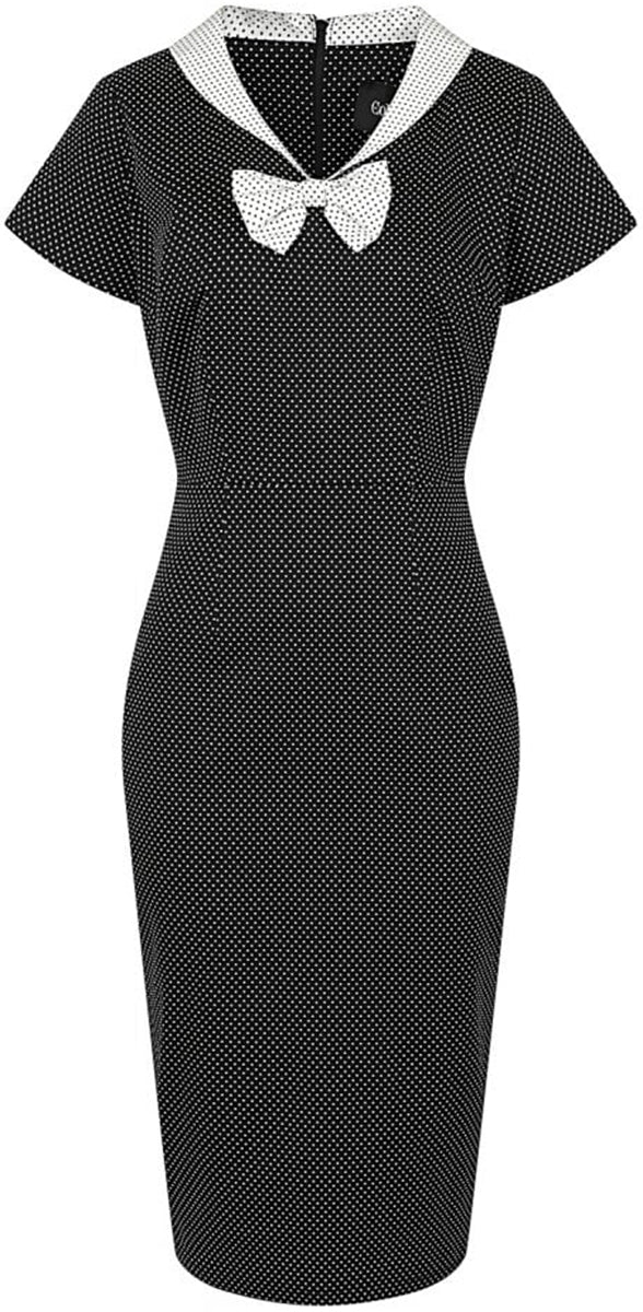 Collectif_CLAIR_Vintage_MINI_POLKA_DOT_Punkte_BOW_Schleife_Dress_PENCIL_KLEID-2gHAftfbOWzZVr