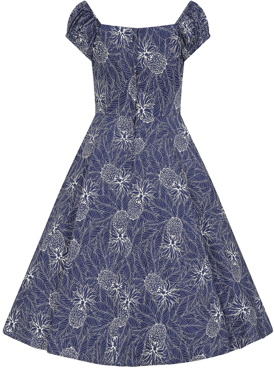 Collectif_DOLORES_50s_PINEAPPLE_PALM_Sweetheart_SWING_DRESS_Kleid_Blau_killer_kirsche_1viG1tu8NfV6CF