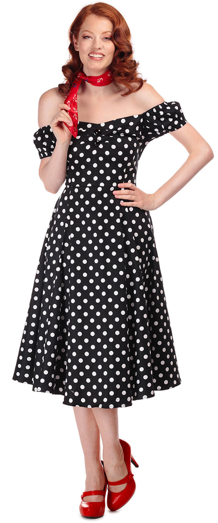 Collectif_DOLORES_Doll_50s_Punkte_Vintage_POLKA_DOTS_Swing_Dress_Kleid_-_Schwarz_killer_kirsche_252qal6j2ZPD3b
