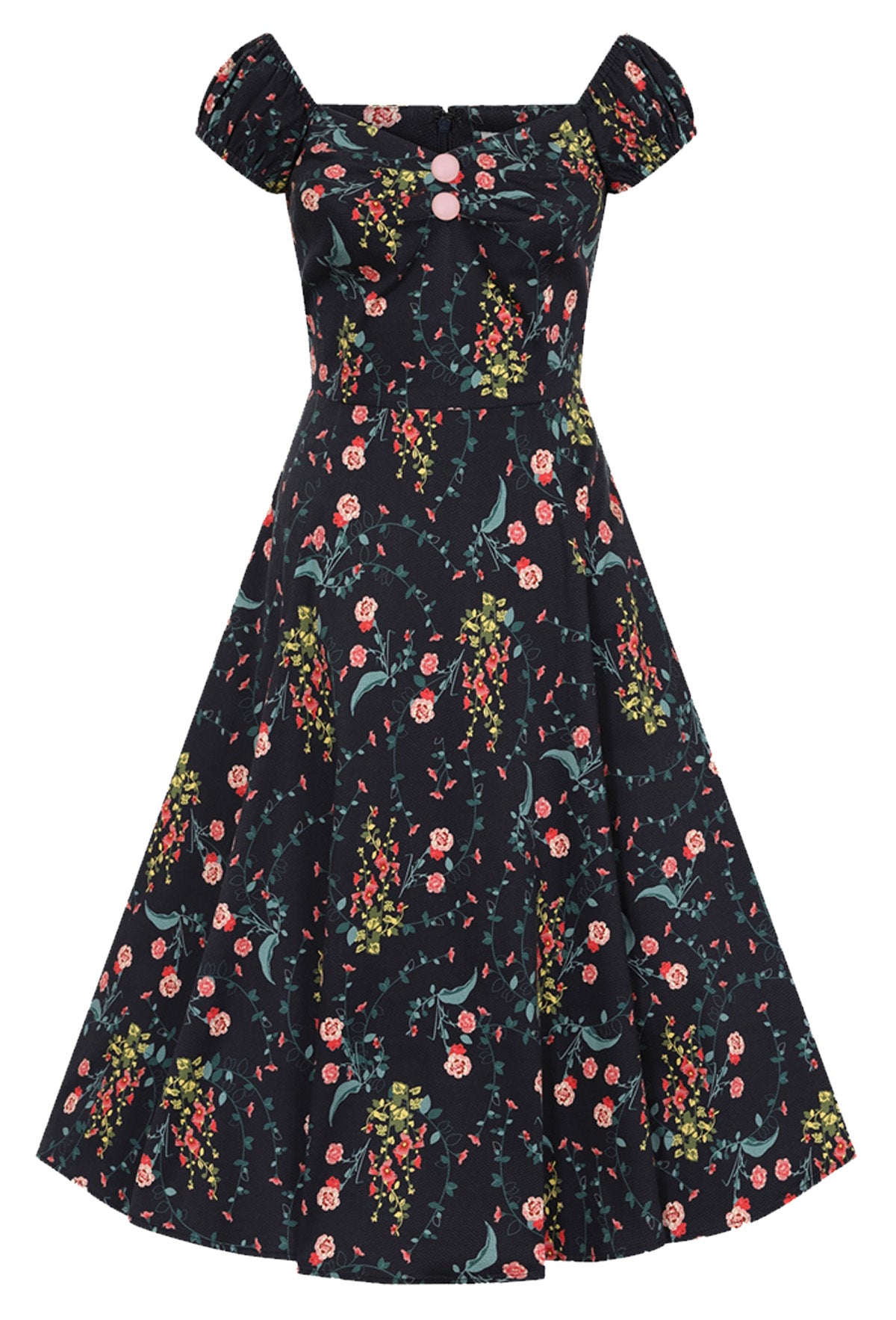 Collectif_DOLORES_HOLLYHOCKS_Vintage_HOORAY_Blueten_Floral_Pin_Up_SWING_Kleid_-_Dunkelblau-2