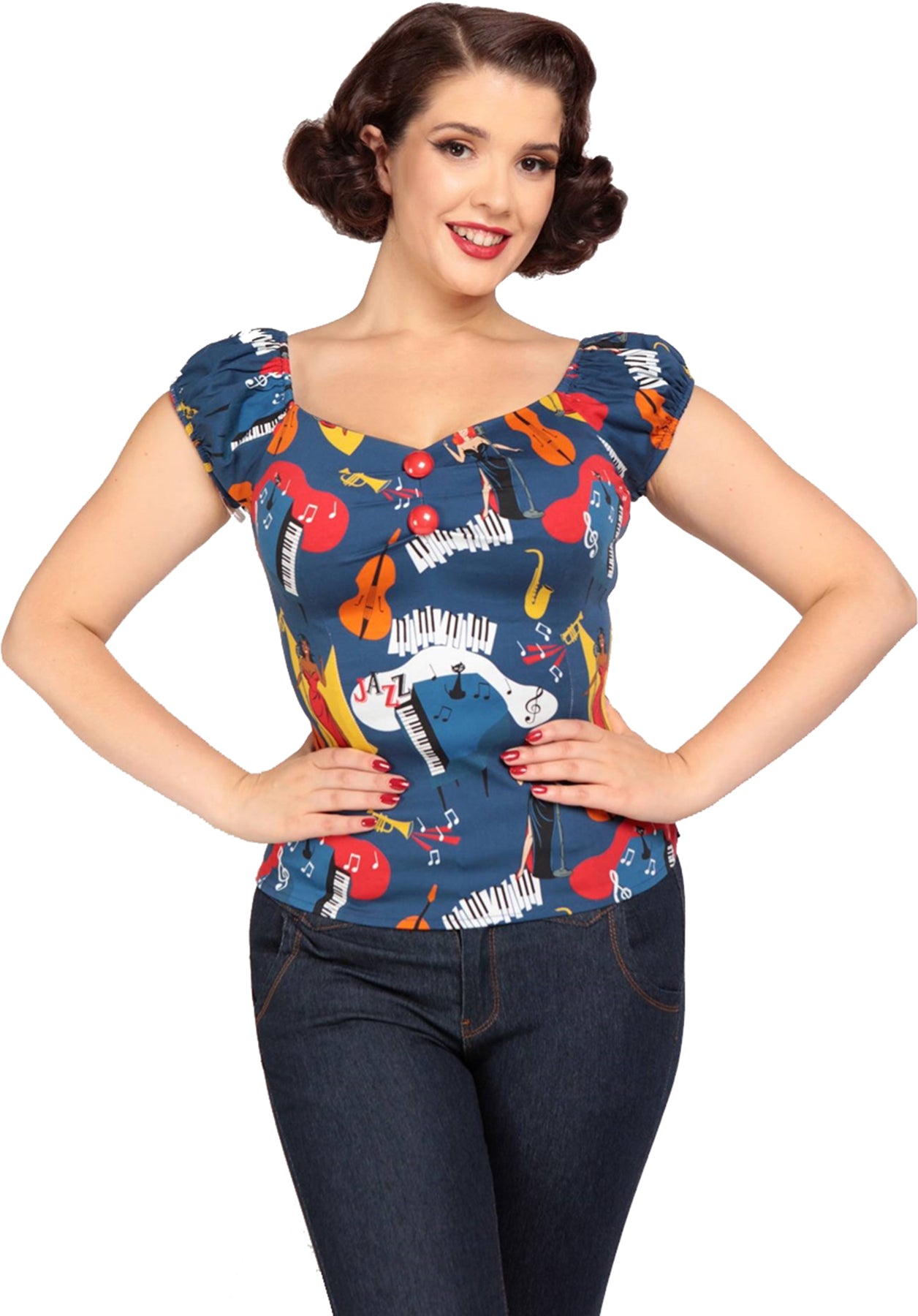 Collectif_DOLORES_JAZZ_50s_MUSIC_Pin_Up_SWEETHEART_Vintage_BLUSE_killer_kirsche_1