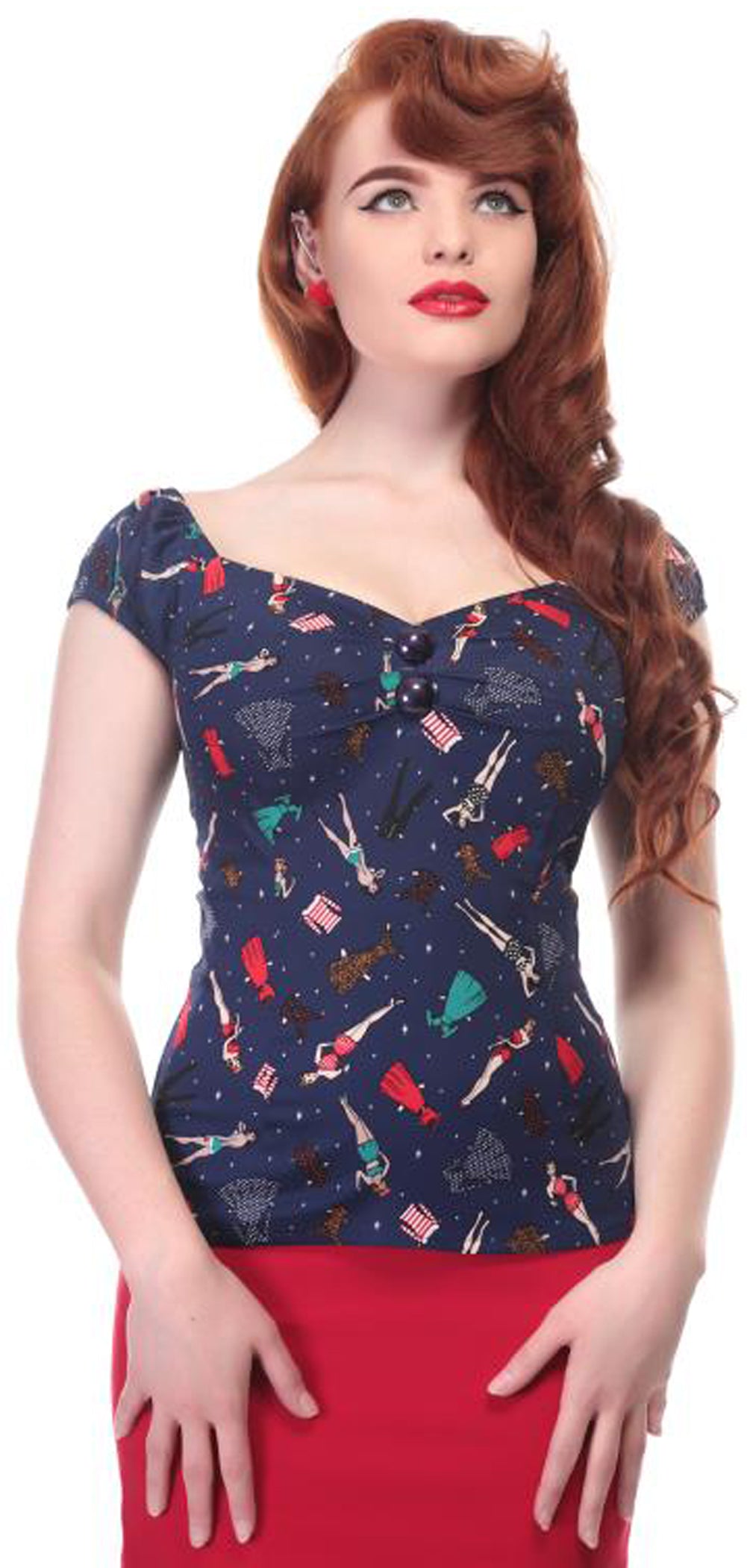 Collectif_DOLORES_Paper_PIN-UP_DOLL_50s_Vintage_Bluse_SHIRT