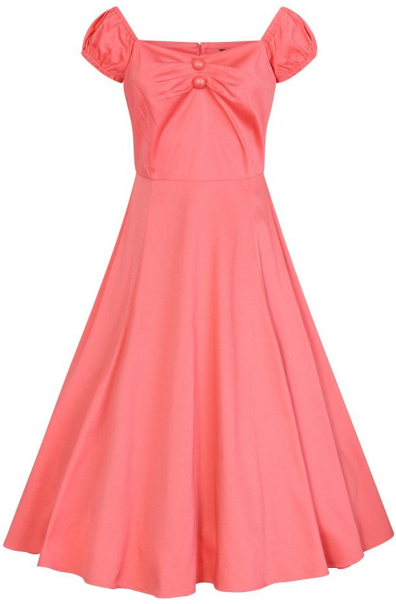Collectif_DOLORES_Vintage_CLASSIC_50s_Plain_Swing_Dress_KLEID_Apricot-32scOlSF9DLQe1