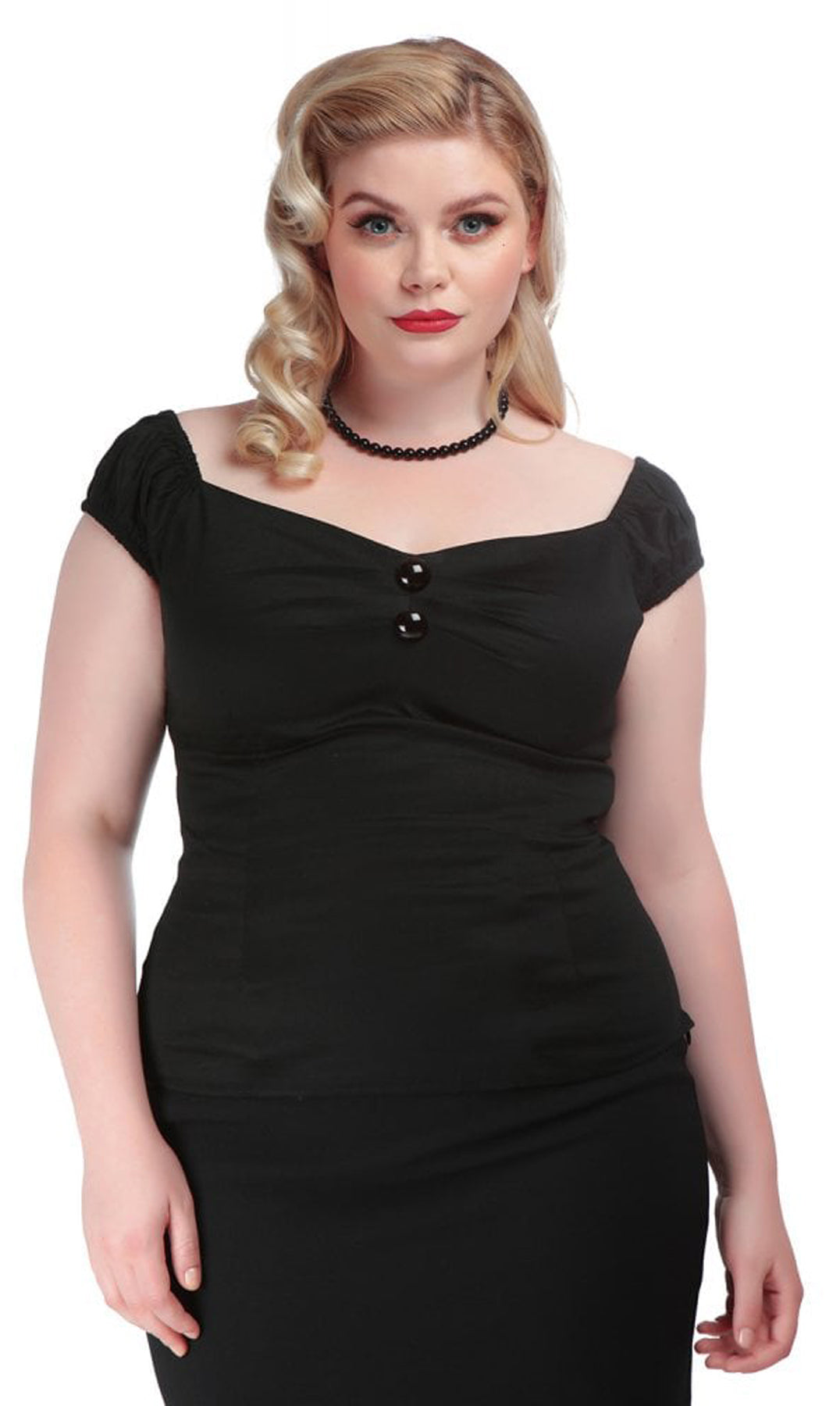 Collectif_DOLORES_Vintage_PIN_UP_Plain_GYPSY_50s_SHIRT_Bluse_Schwarz_killer_kirsche_22SuUa5fug75xM