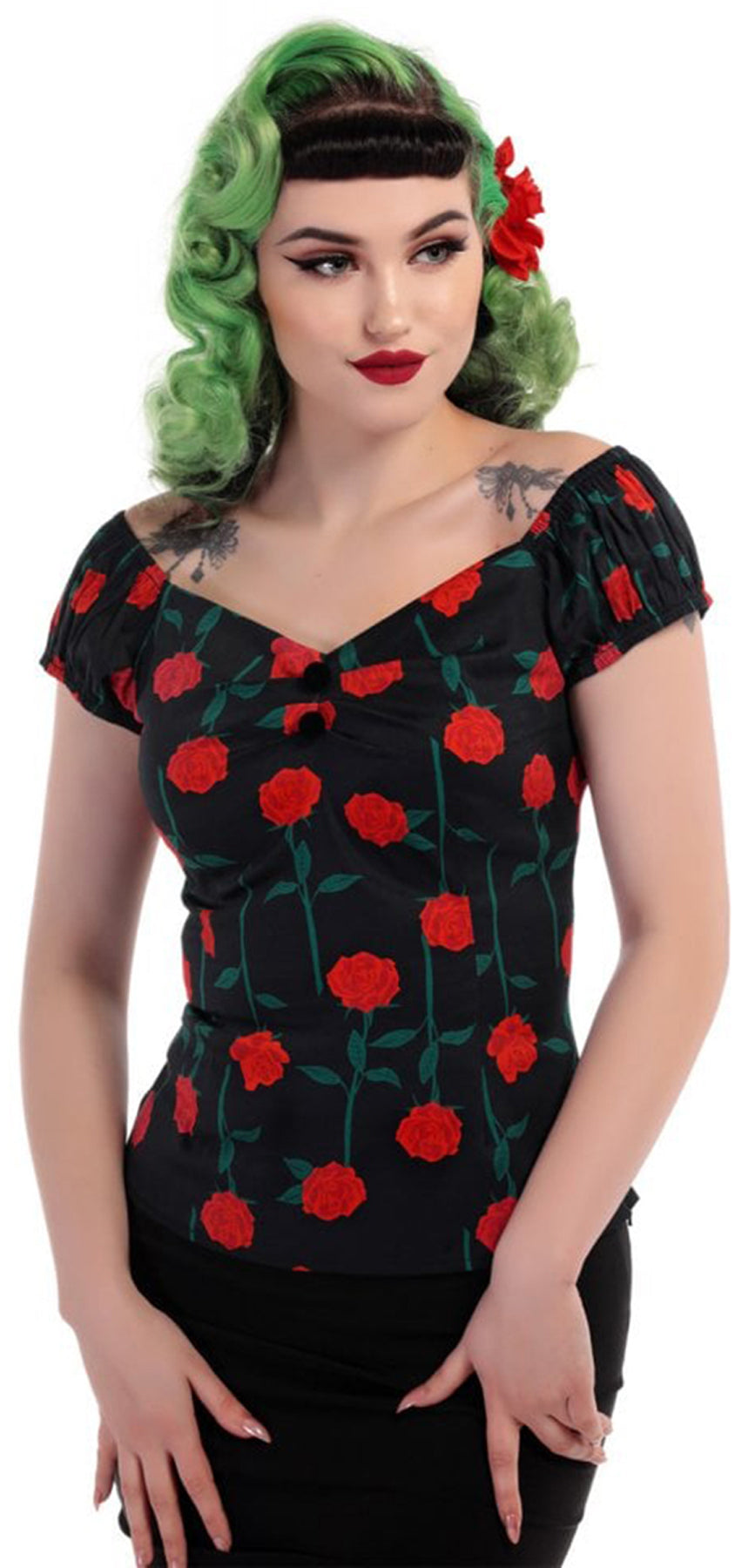 Collectif_DOLORES_Vintage_ROSE_STEM_Floral_BLUMEN_Gypsy_Bluse_SHIRT_killer_kirsche_16jATJvqDLPN9S