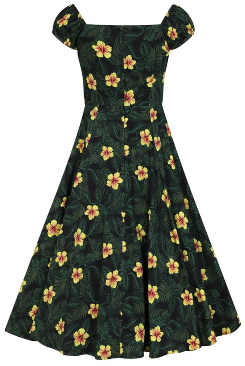Collectif_DOLORES_Vintage_TROPICAL_HIBISCUS_Doll_Dress_SWING_KLEID-3