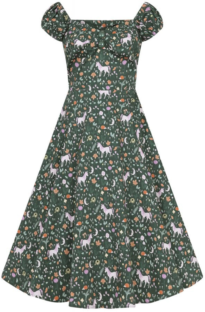 Collectif_DOLORES_Vintage_UNICORN_GLADE_Einhorn_Herbst_SWING_DRESS_Kleid-2dTPModprmuNLO