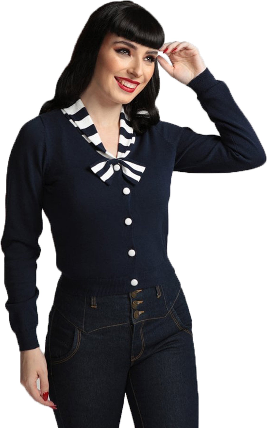 Collectif_DOREEN_Vintage_SAILOR_Striped_STREIFEN_Bolero_Strickjacke_CARDIGAN_killer_kirsche