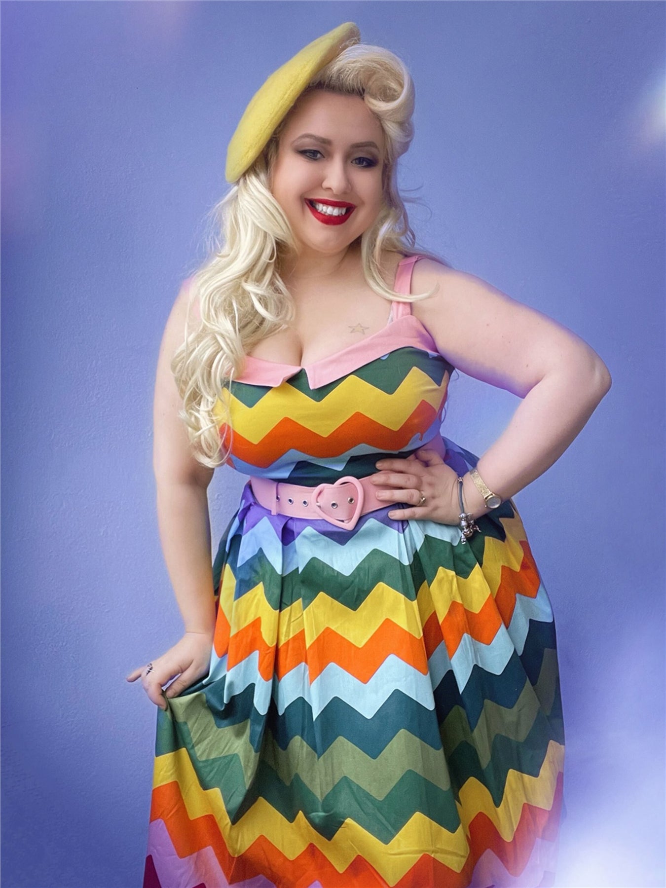 Collectif_DOROTHY_Vintage_Rainbow_Chevron_50s_Traeger_SWING_DRESS_Kleid__killer_kirsche_8bstQhnH1sGJ8t