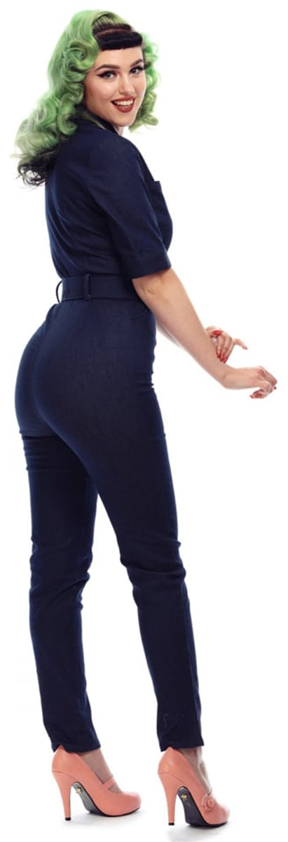 Collectif_ERIN_Vintage_DENIM_Pin_up_Jeans_BUTTONED_Slim_Fit_JUMPSUIT_Overall-4