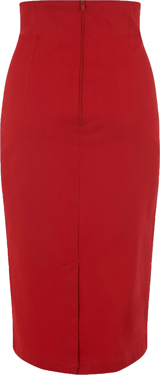 Collectif_FIONA_Vintage_PLAIN_50s_High_Waisted_PENCIL_SKIRT_Bleistiftrock_Rot-3TcQMAMwWNkzEd