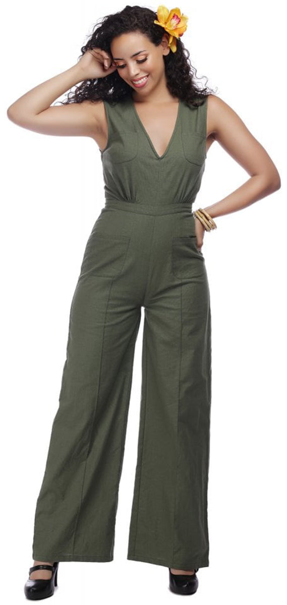 Collectif_GABRIELLA_Vintage_Pin_up_V-NECK_Marlene_JUMPSUIT_Overall_Olive-1UqxrUWbRCOAPh