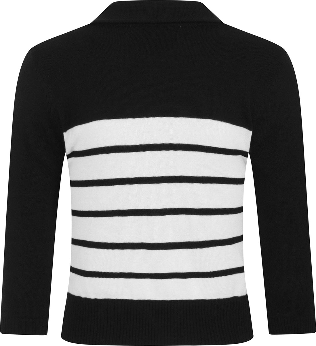 Collectif_HALETTE_Vintage_STRIPED_Streifen_TWO-TONE_Cropped_CARDIGAN_Strickjacke-3