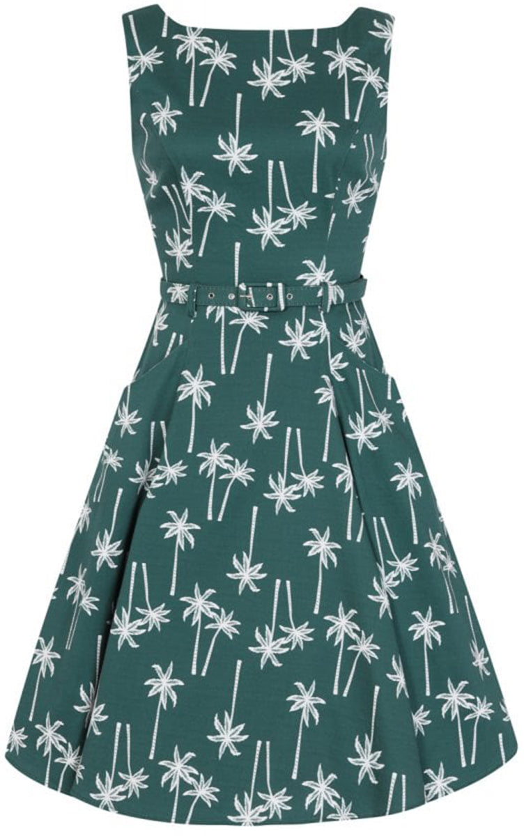 Collectif_HEPBURN_Vintage_Palm_TROPICAL_Palmen_SWING_Dress_KLEID_Gruen-2
