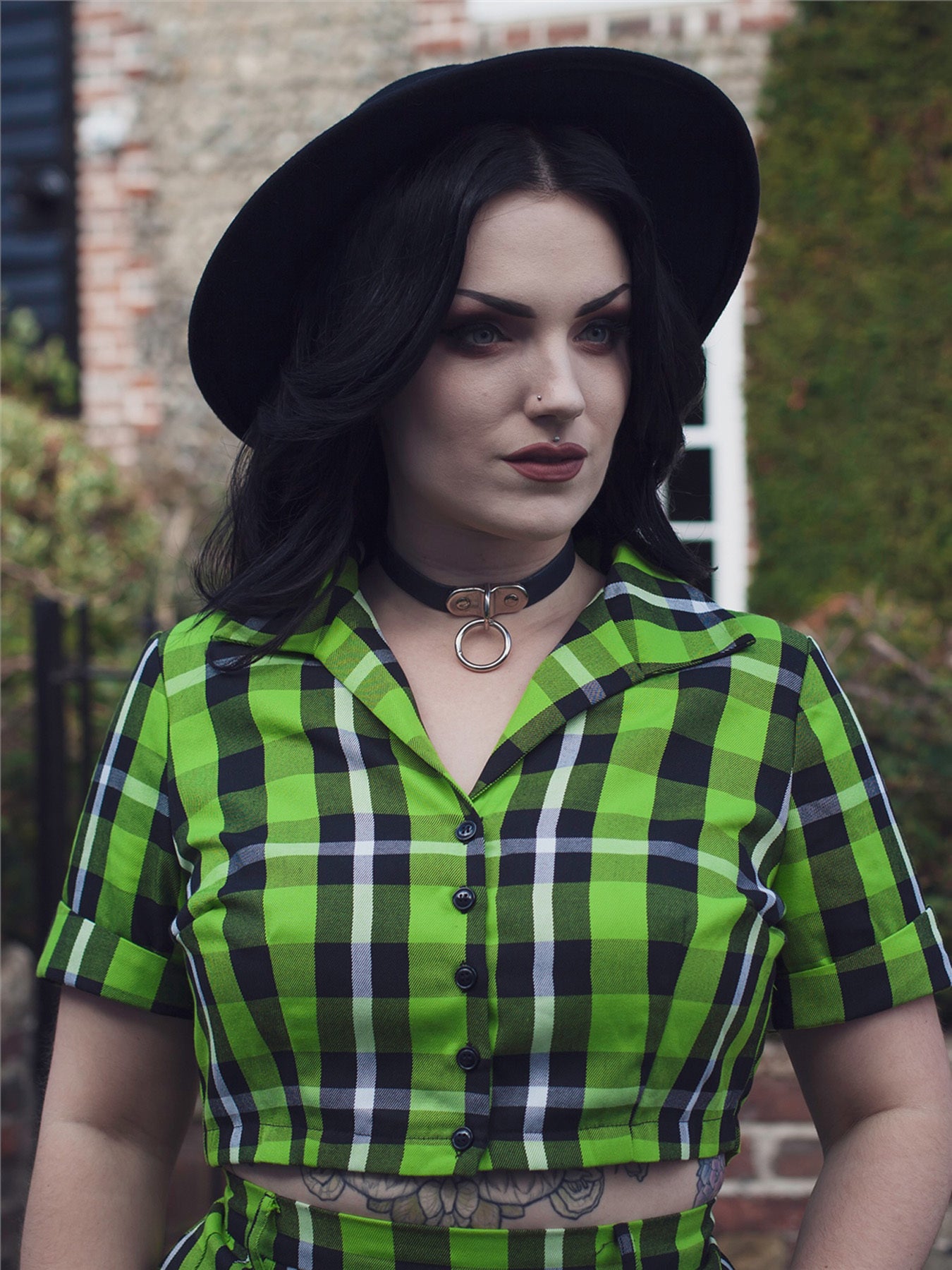 Collectif_Ivy_Frogs_Breath_Check_Vintage_BLOUSE_Bluse_SHIRT_killer_kirsche_3