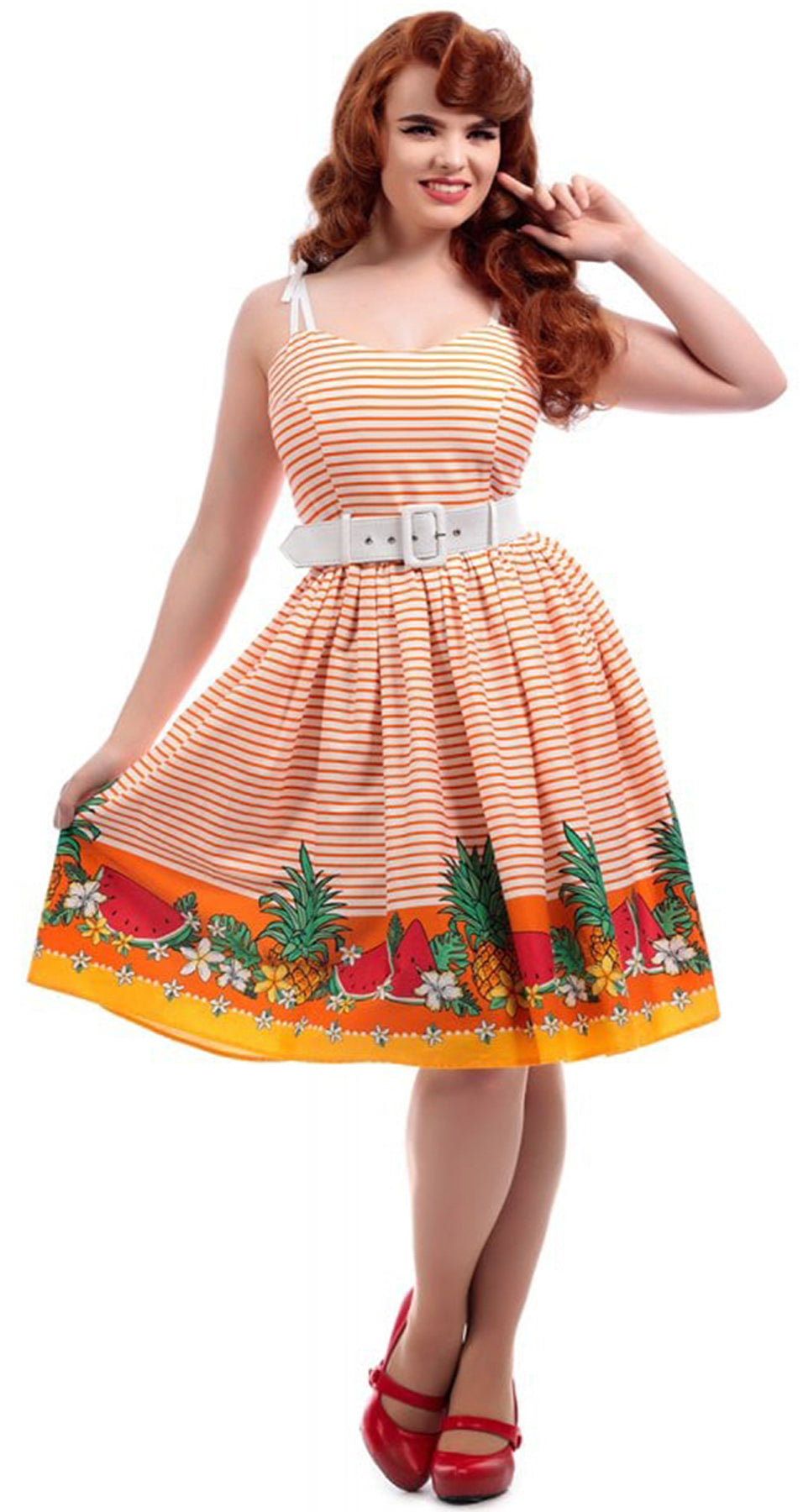Collectif_JADE_Tropical_Fruit_FRueCHTE_Streifen_STRIPED_Retro_SWING_Dress_Kleid_killer_kirscheBpoQBpxKPZpuI