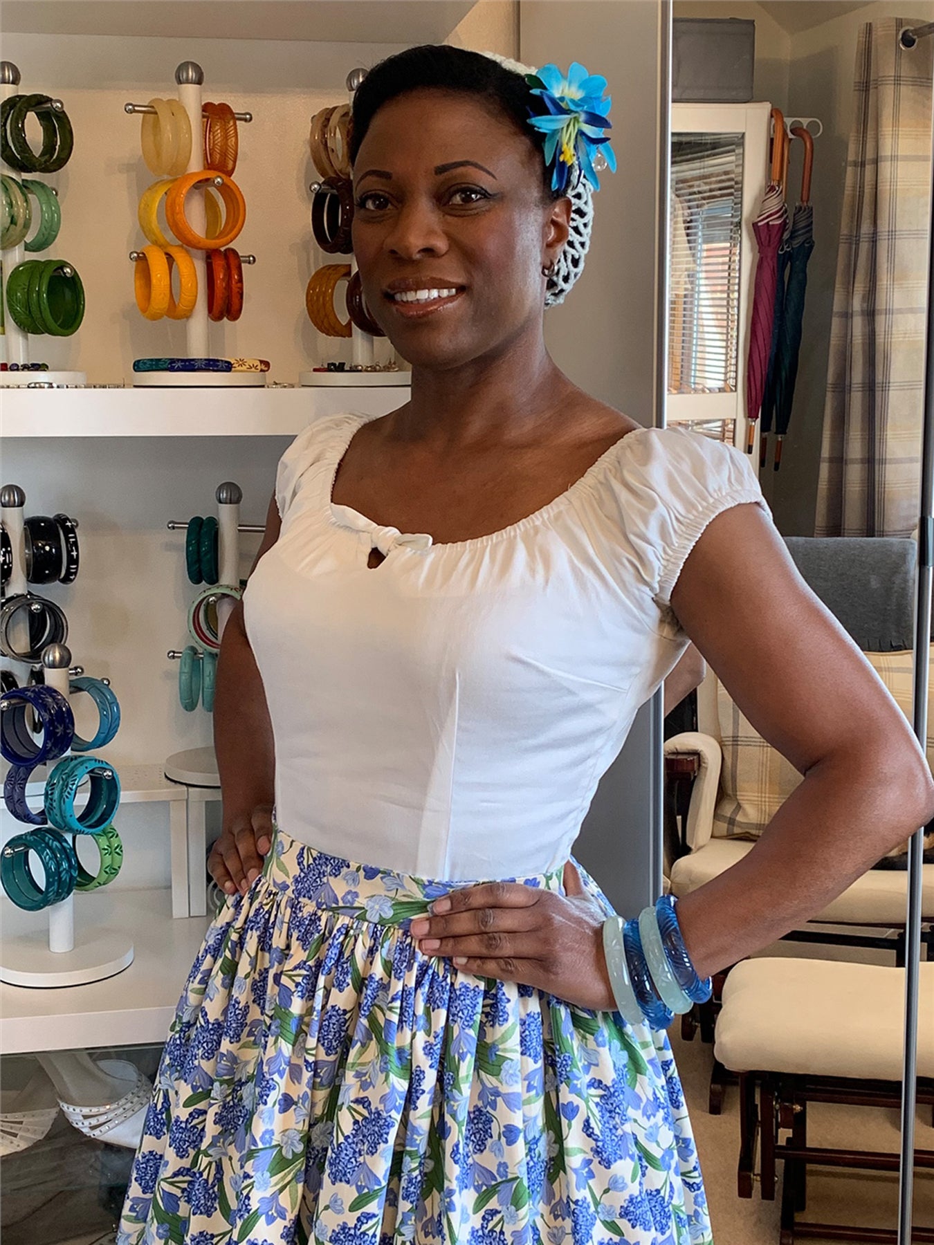 Collectif_JASMINE_Dreamy_Floral_Blumen_50s_SWING_SKIRT_A-Linie_Rock_killer_kirsche_3