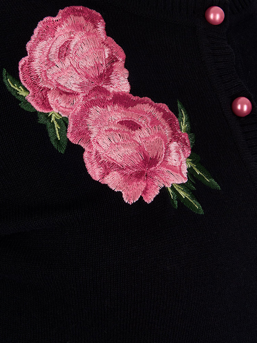 Collectif_JESSIE_Vintage_FLORAL_Embroidered_ROSES_Strickjacke_CARDIGAN-4jvOEiCidbL9j4
