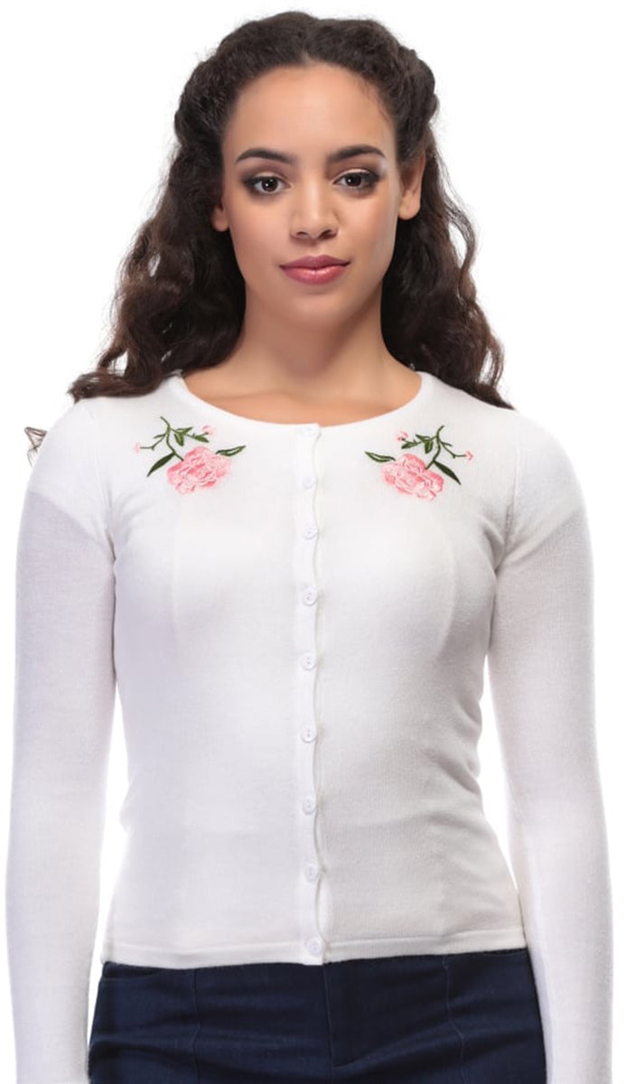Collectif_JO_Vintage_Embroidered_ROSE_Knitwear_CARDIGAN_Strickjacke_Weiss-29AAOq201jz4nv