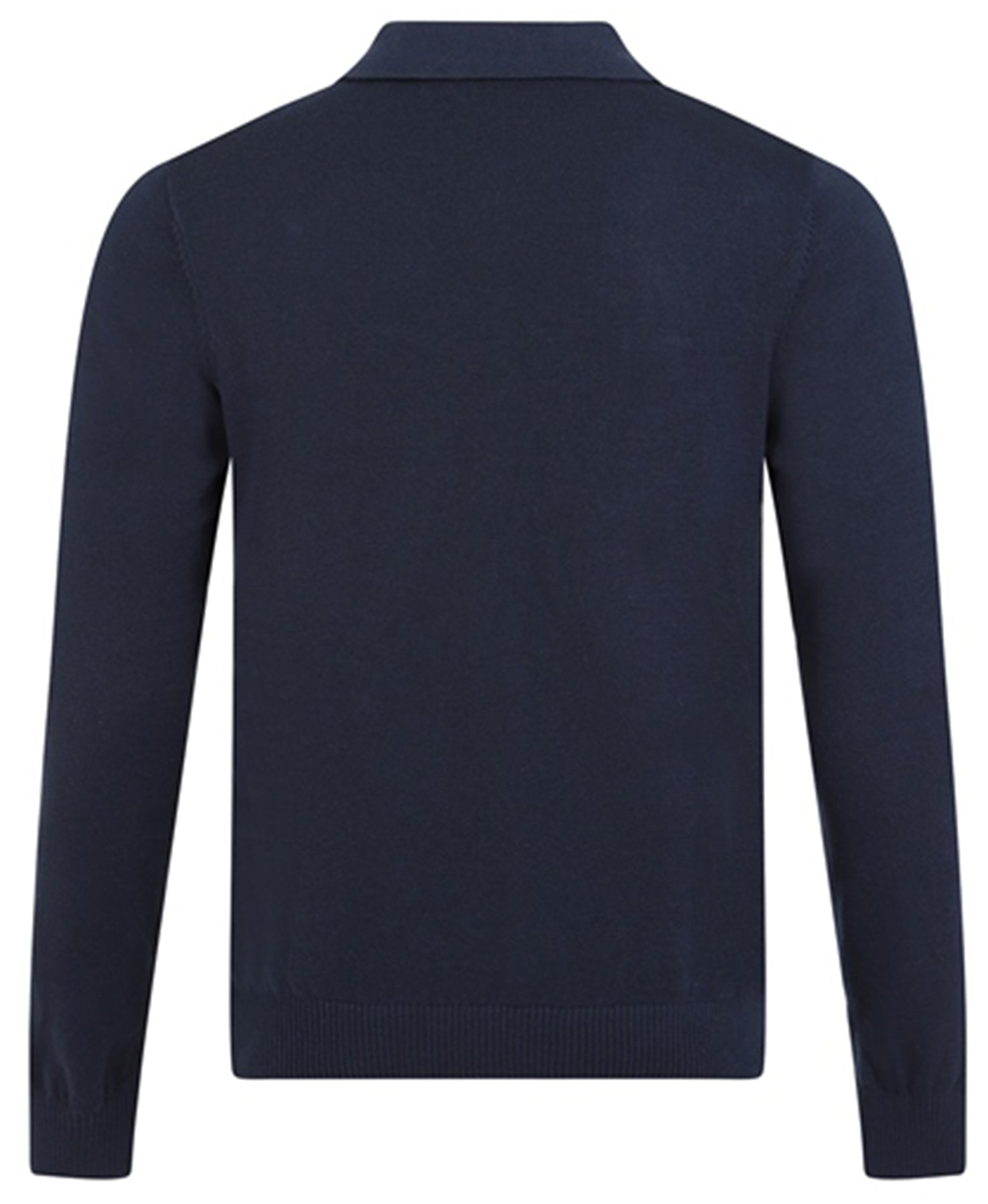 Collectif_JO_Vintage_HUNTER_STRIPE_Streifen_Langarm_POLO_Strick_Oberteil_PULLOVER_-_Blau_killer_kirsche_4